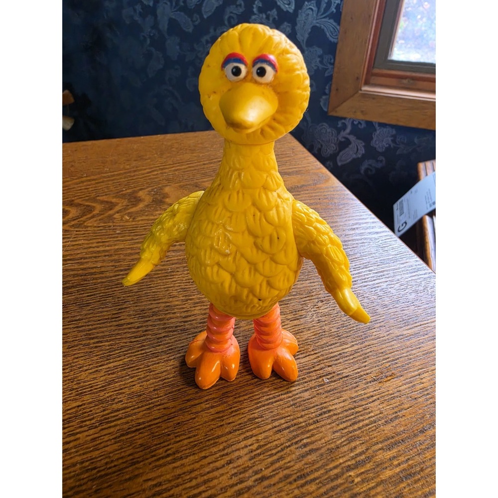BIG BIRD MUPPETS SESAME STREET VNTG‎ 5" ACTION FIGURE TOY (PRE-OWNED)